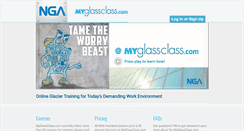 Desktop Screenshot of myglassclass.com